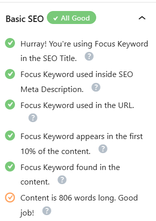 Basic SEO